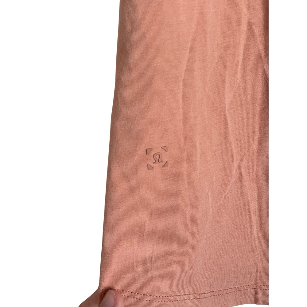 Lululemon 5 Year Basic Short Sleeve Henley Sedona Sunset Cotton Stretch Gorpcore - Picture 3 of 7